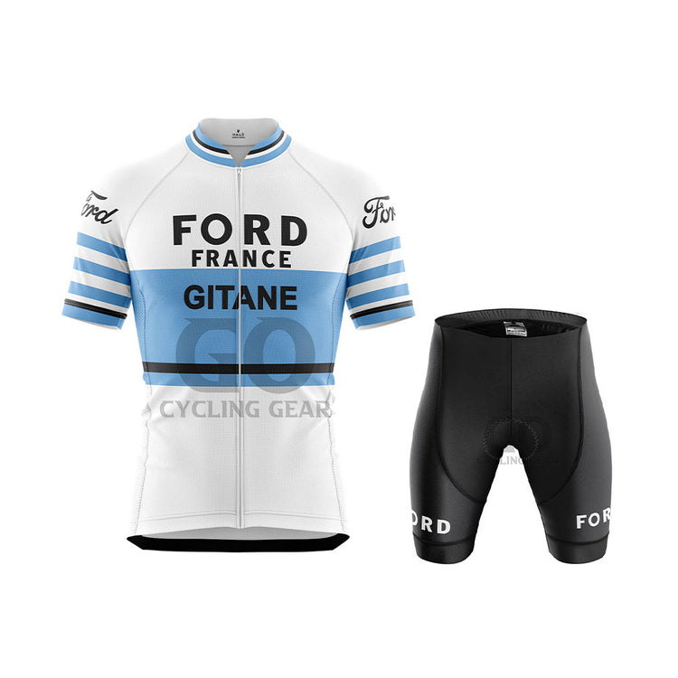 Ford France Gitane Retro cycling Kits