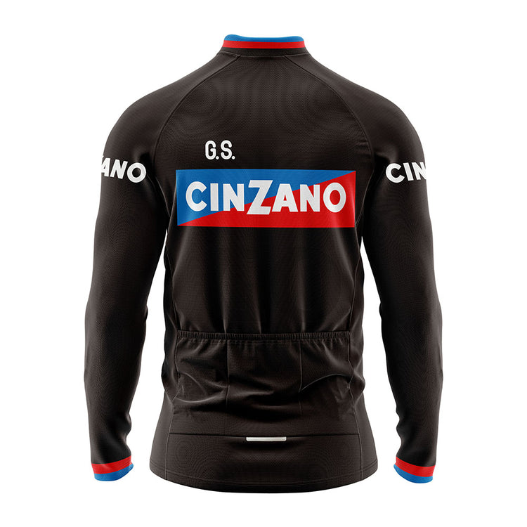 G.S. Cinzano Retro Long Sleeve Cycling Jersey