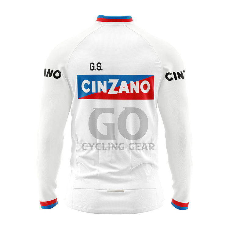 G.S. Cinzano Retro Long Sleeve Cycling Jersey