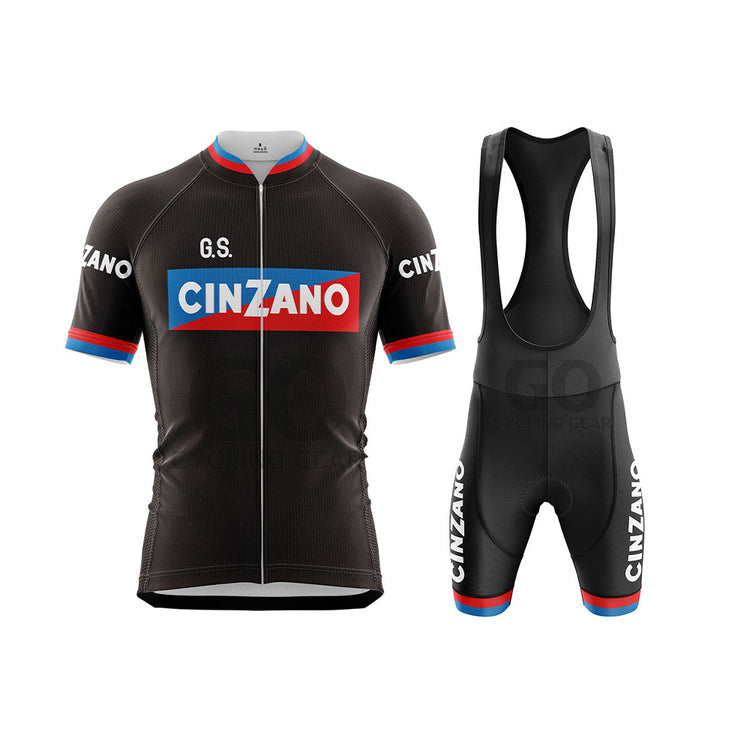 G.S. Cinzano Retro Short Sleeve Cycling Kits