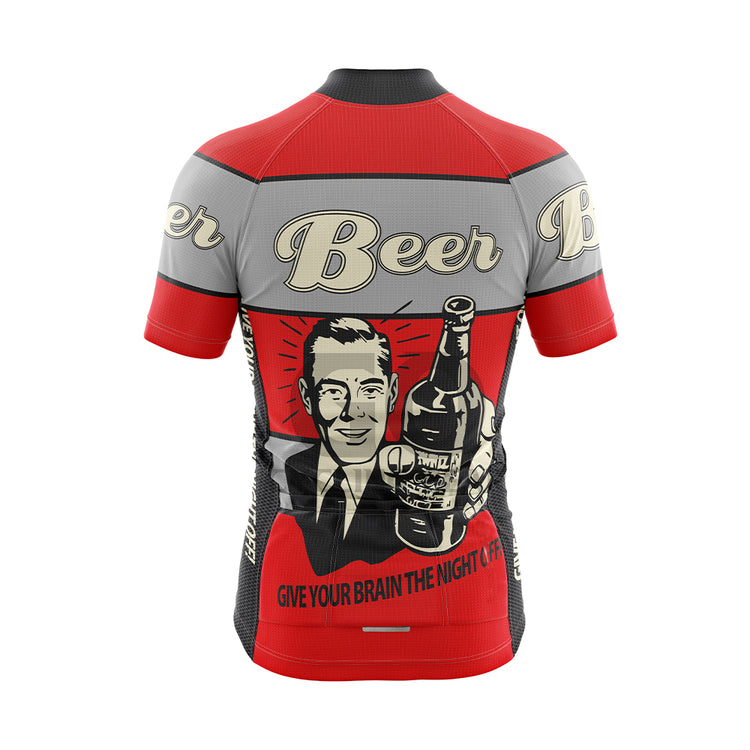 Give Your Brain The Night Off Beer Cycling Jersey