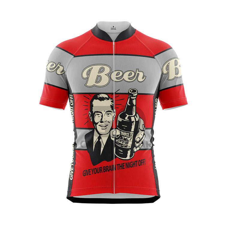 Give Your Brain The Night Off Beer Cycling Jersey