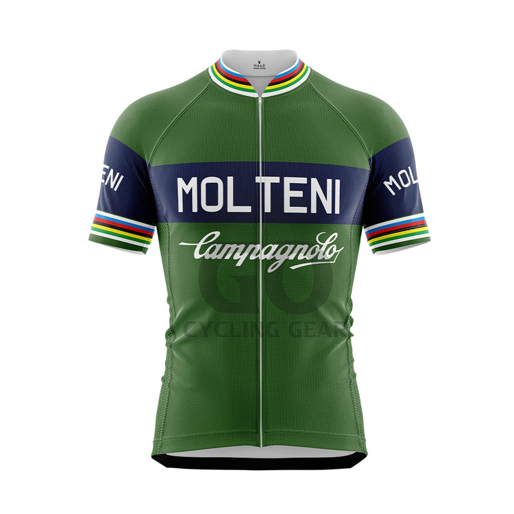 Maillot de cyclisme Molteni marron