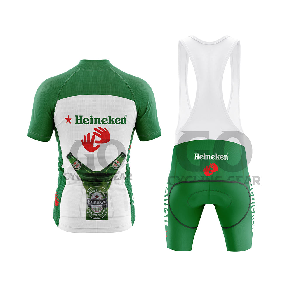 Heineken Beer Men's  Short Sleeve Cycling Kits