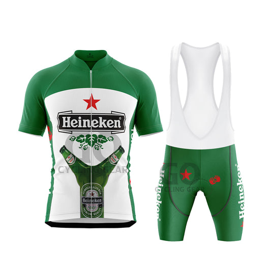 Heineken Beer Men's  Short Sleeve Cycling Kits