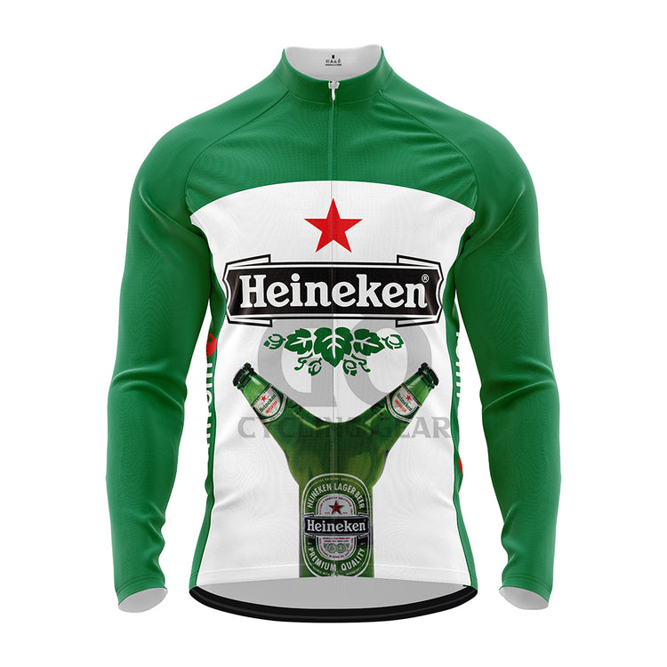 Heineken Men's Long Sleeve Cycling Jersey