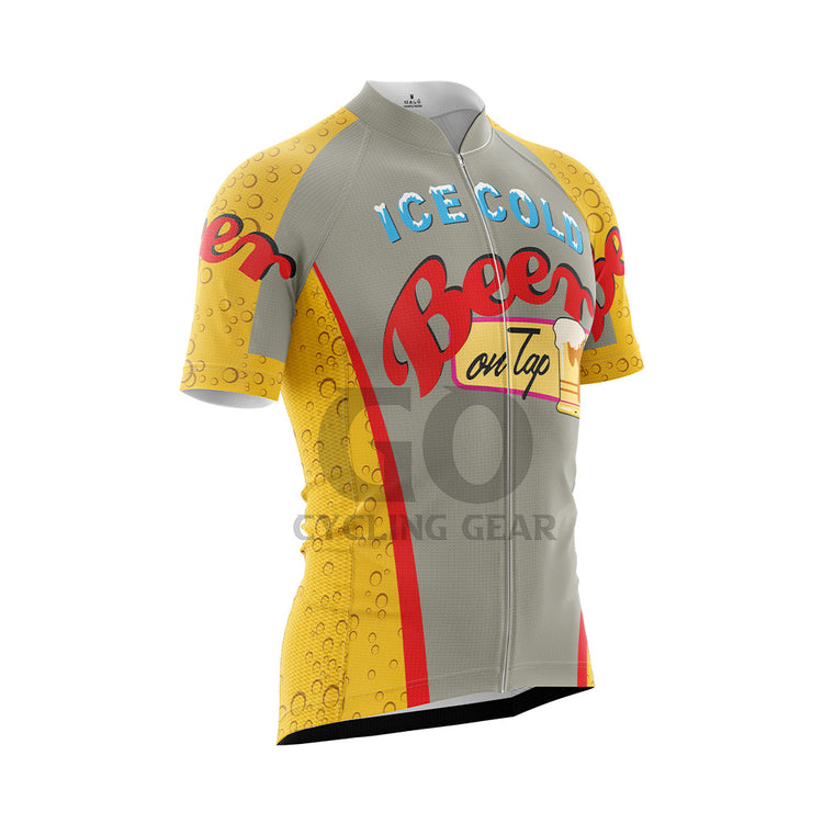 Maillot de cyclisme Ice Cold Beer à manches courtes, vêtement Sike