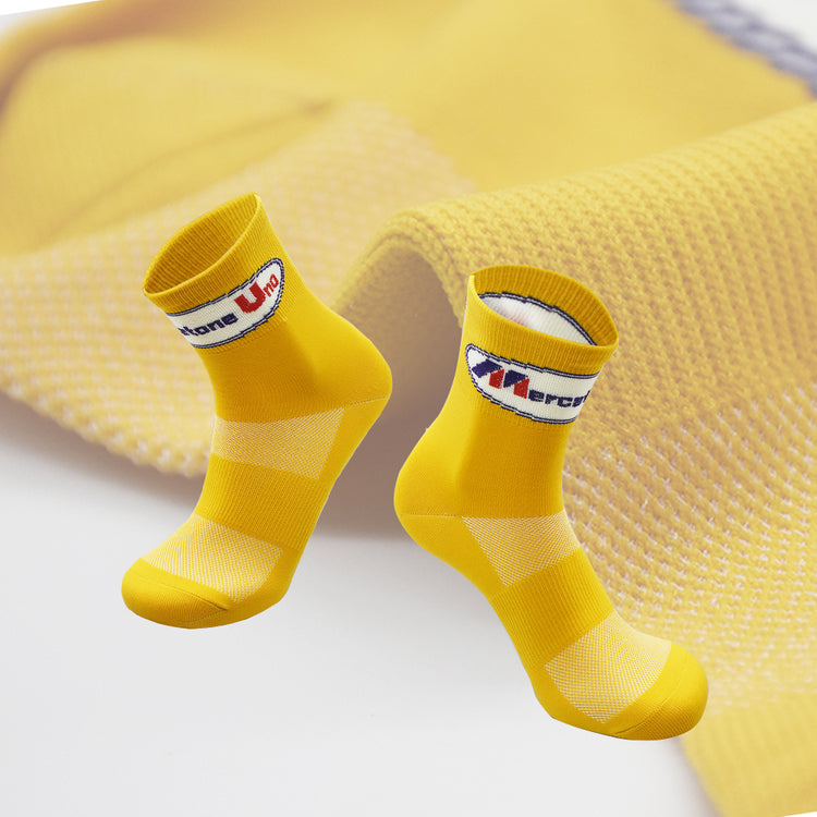 FAEMA Team Chaussettes de cyclisme mi-longues