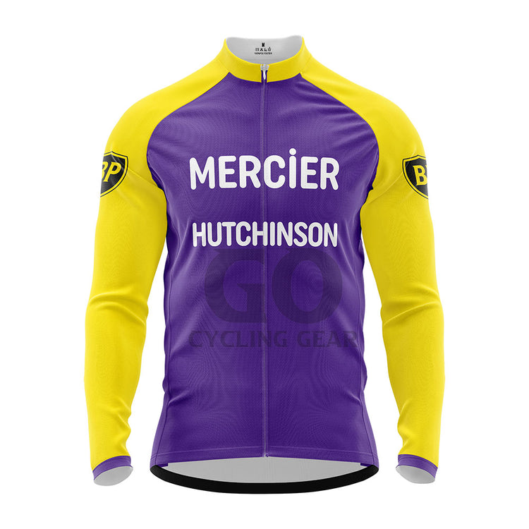 Mercier Hutchinson Retro Long Sleeve Cycling Jersey