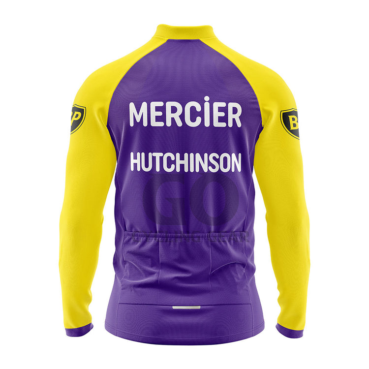 Mercier Hutchinson Retro Long Sleeve Cycling Jersey