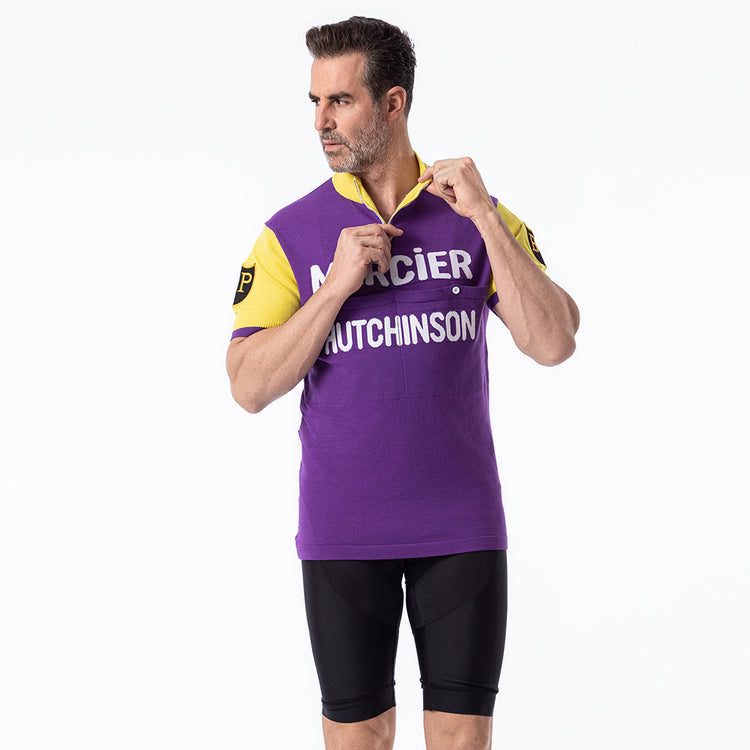 Mercier Hutchinson Merino Wool Retro Cycling Jersey