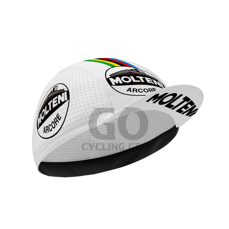 Molteni Quick drying White Cycling Cap