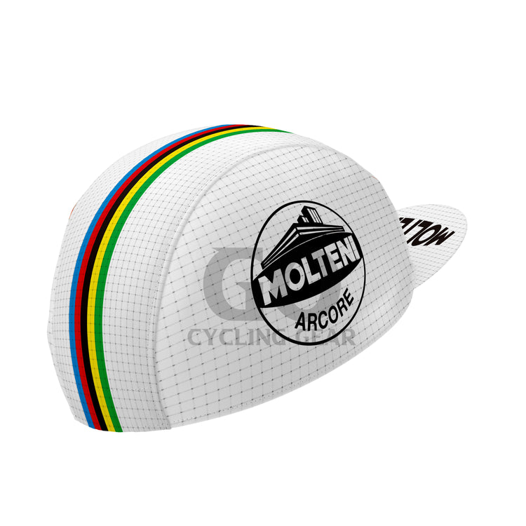 Molteni Quick drying White Cycling Cap