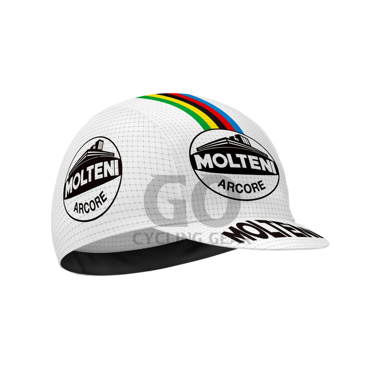 Molteni Quick drying White Cycling Cap