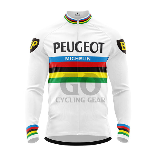 Peugeot World Champion Long Sleeve Cycling Jersey