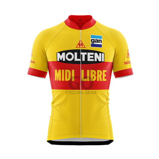 Molteni Cycling Jersey EDDY MERCKX Winner Midilibre 1971