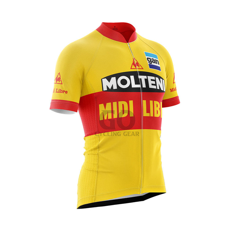 Molteni Cycling Jersey EDDY MERCKX Winner Midilibre 1971