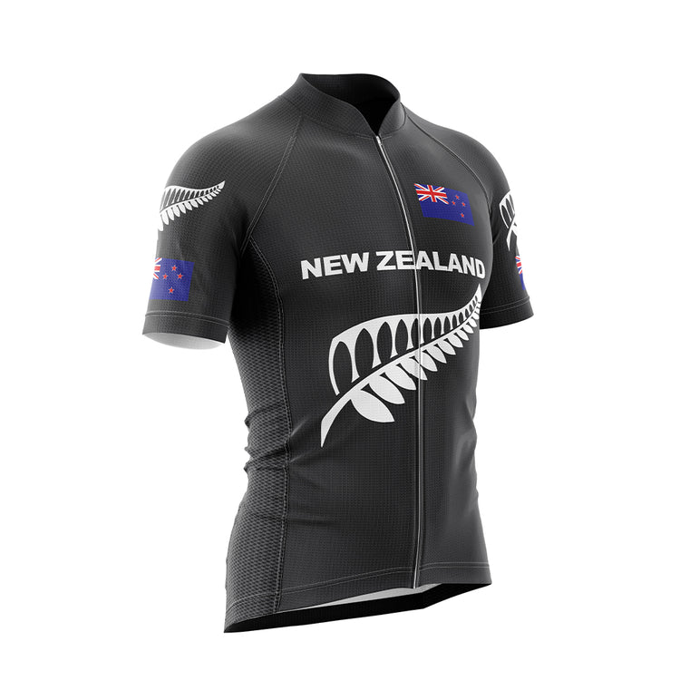 New Zealand Black Cycling Jersey