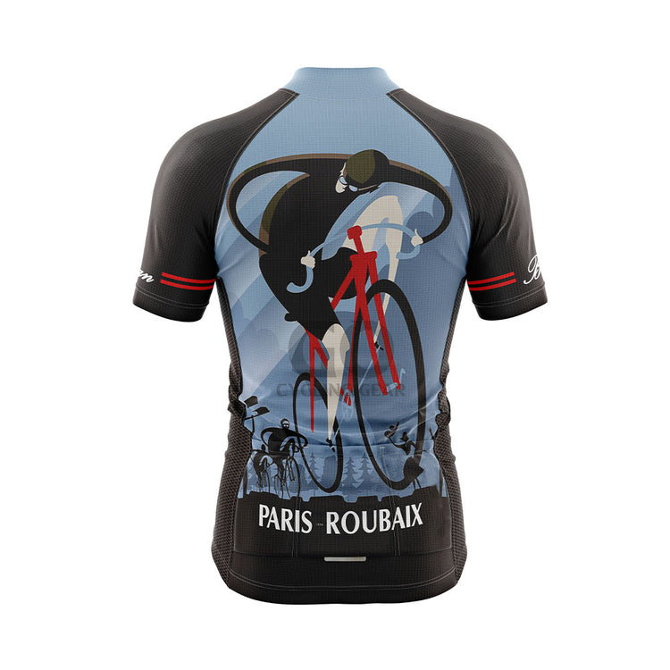 Paris-Roubaix 1896 Kurzarm-Radtrikot für Herren