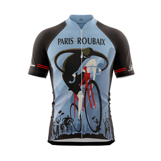 Paris-Roubaix 1896 Kurzarm-Radtrikot für Herren