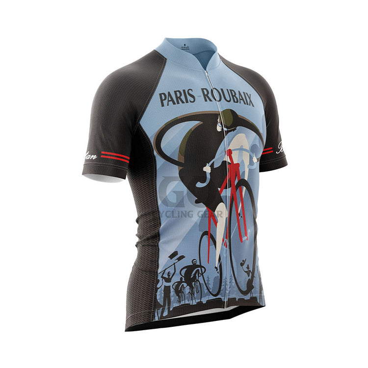 Paris-Roubaix 1896 Kurzarm-Radtrikot für Herren