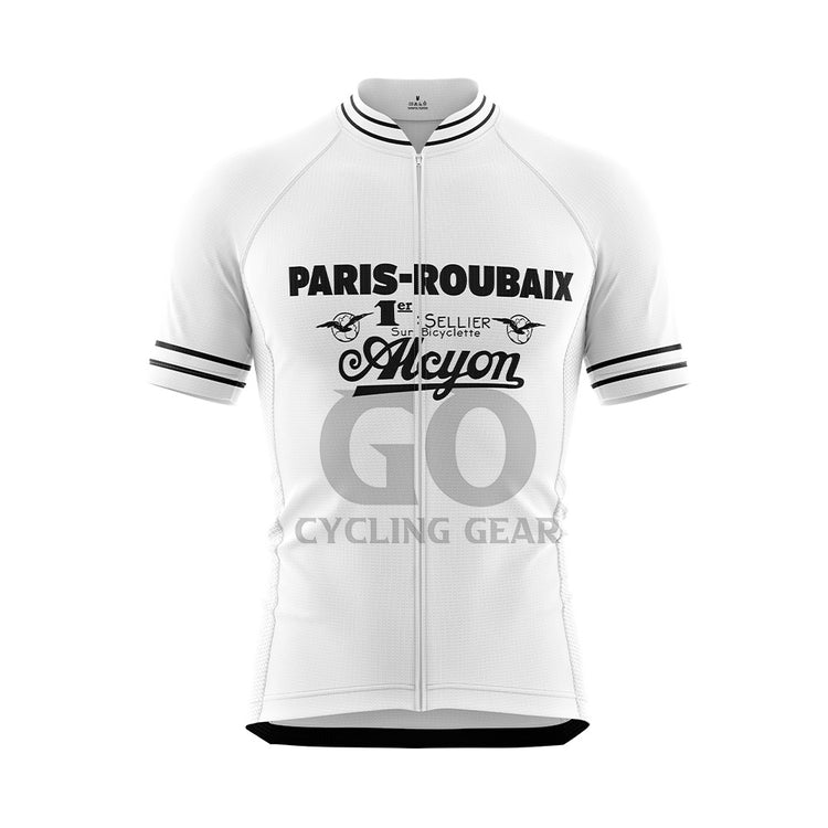 Paris Roubaix Retro Short Sleeve Cycling Jersey