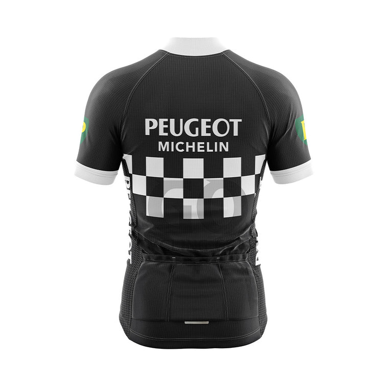 Peugeot Bh Michelin Retro Black Cycling Jersey