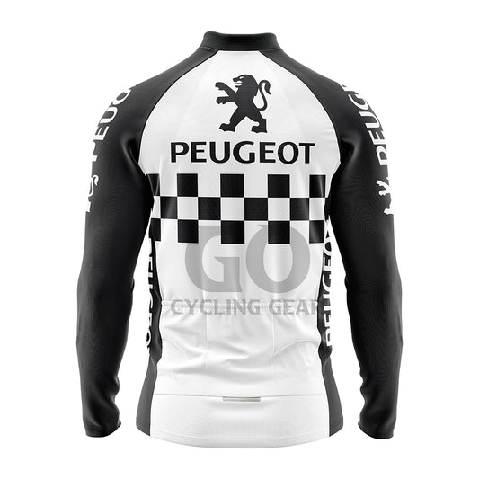 Peugeot Retro Long Sleeve Cycling Jersey