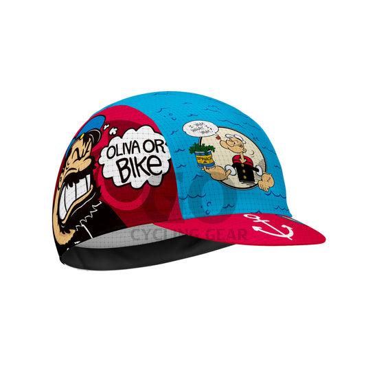 Casquette de cyclisme de dessin animé de vaisseau spatial