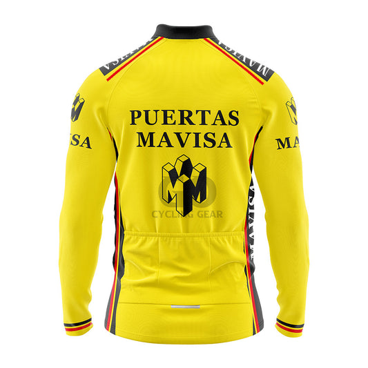 Puertas Mavisa Long Sleeve Retro Cycling Jersey