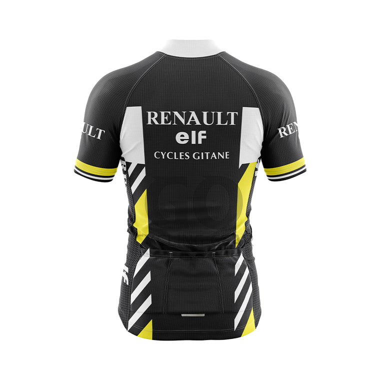 Renault Elf Men's Retro Black Cycling Jersey 1981