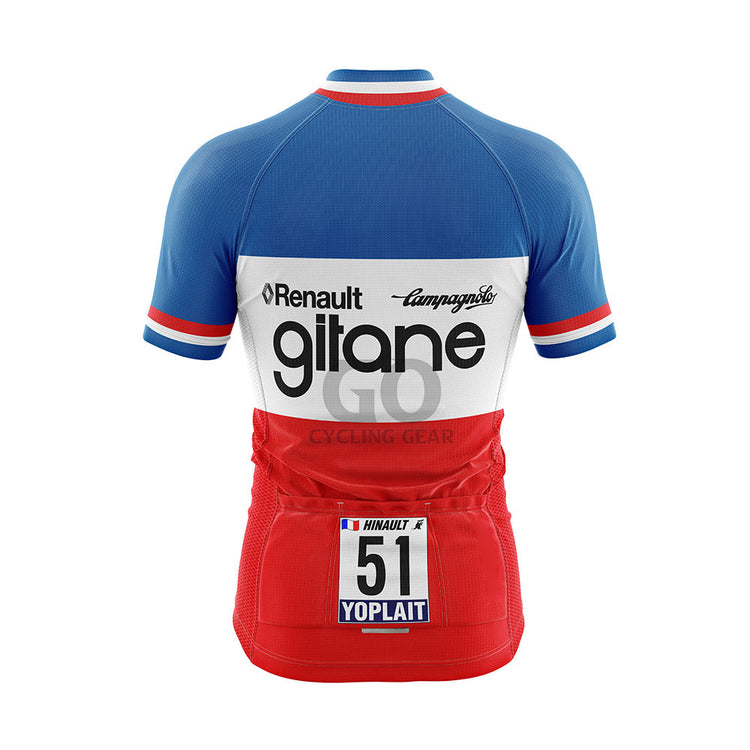 Renault Gitane Hinault France Champion Cycling Jersey 1978