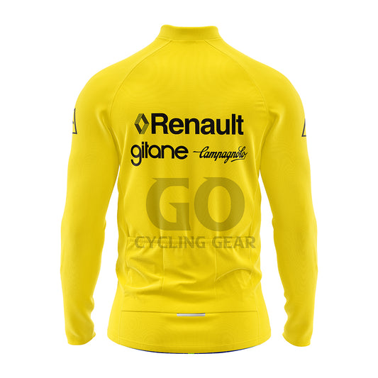 Tour de France 1978 Yellow Long Sleeve Cycling Jersey