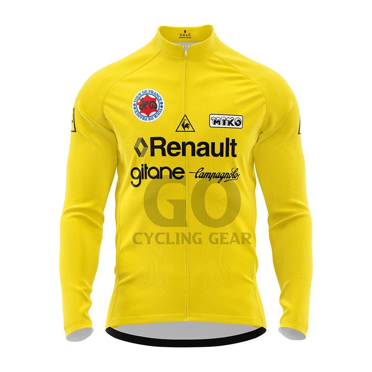 Tour de France 1978 Yellow Long Sleeve Cycling Jersey