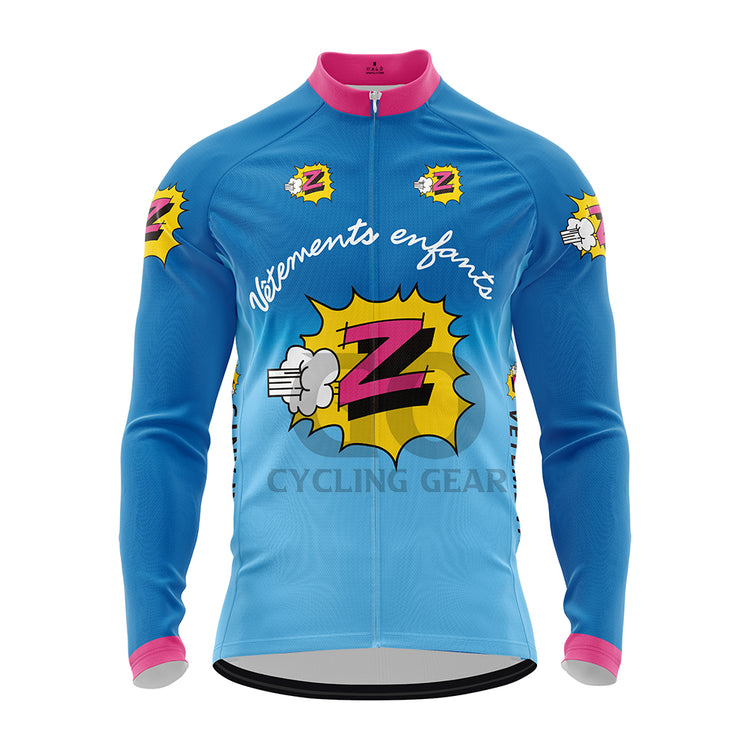 Retro Team Z Vetements Long Sleeve Cycling Jersey