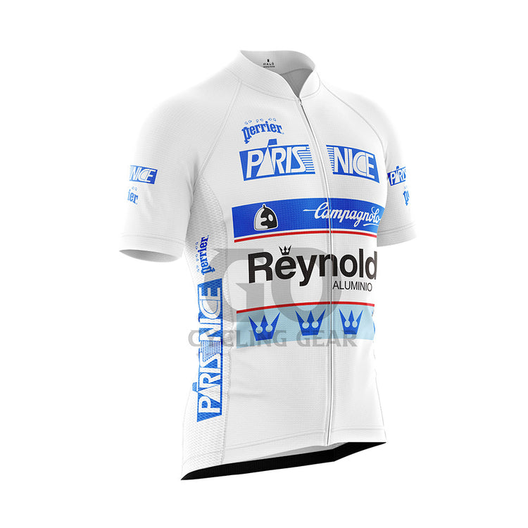 Reynolds Miguel Indurain White Cycling JerseyParis 1989