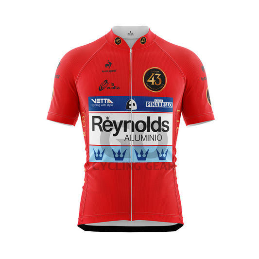 Reynolds la vuelta Red Cycling Jersey-J.L.Lajuia