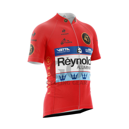 Reynolds la vuelta Red Cycling Jersey-J.L.Lajuia