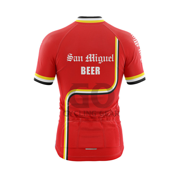 San Miguel Beer Short Sleeve Cycling Jersey