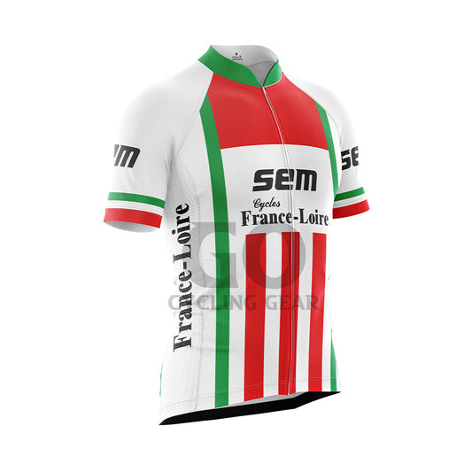 Sem-France Loire Retro Cycling Jersey