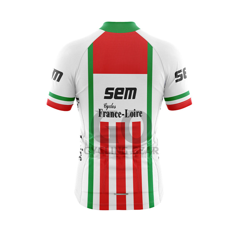 Sem-France Loire Retro Cycling Jersey