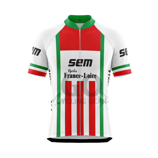 Sem-France Loire Retro Cycling Jersey