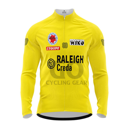 Speciale Editie Raleigh Creda Long Sleeve Cycling Jersey JOOP ZOETEMELK 1980