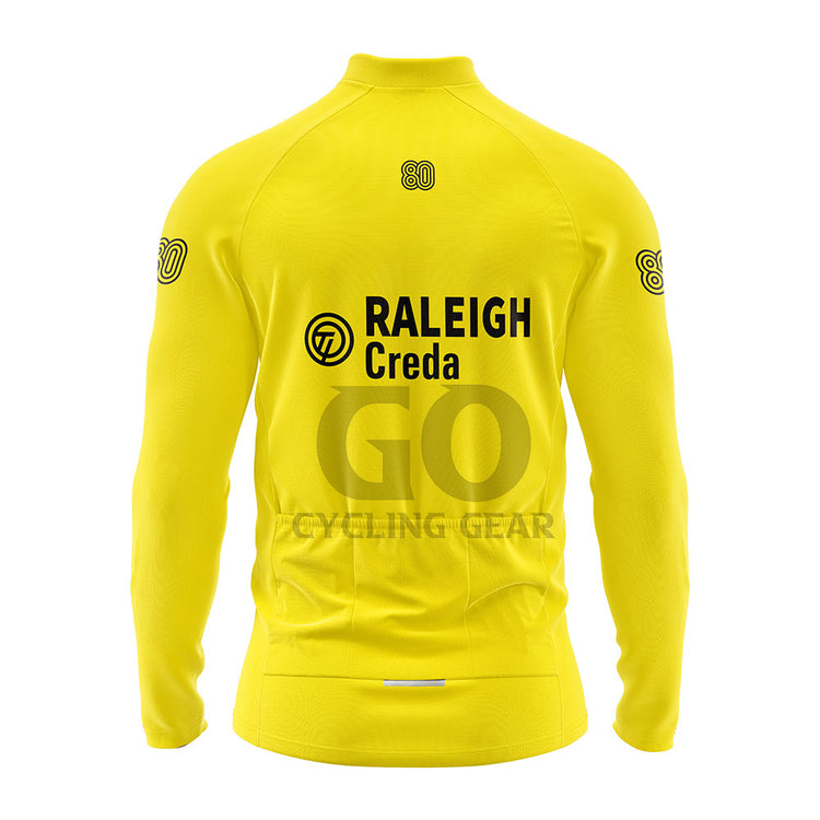 Speciale Editie Raleigh Creda Long Sleeve Cycling Jersey JOOP ZOETEMELK 1980