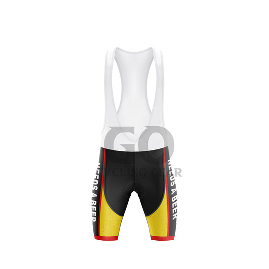 This Guy Need A Beer Short Sleeve Cycling Bib Shorts