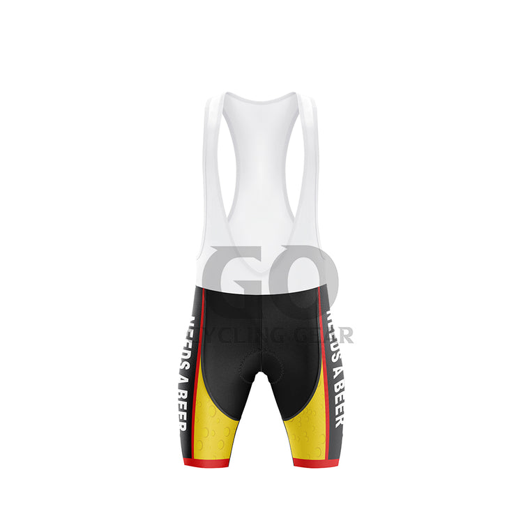 This Guy Need A Beer Short Sleeve Cycling Bib Shorts