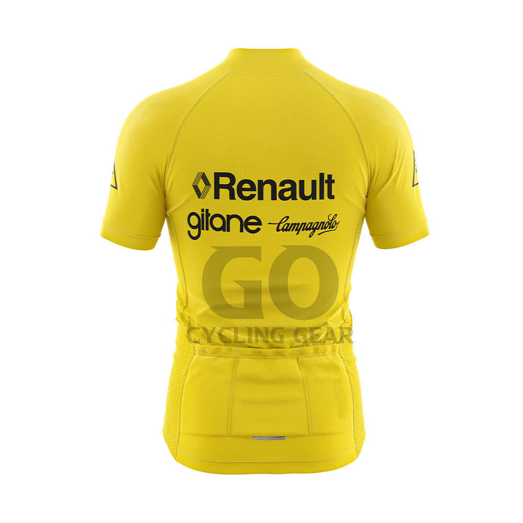 Tour de France 1978 Yellow Retro Cycling Jersey