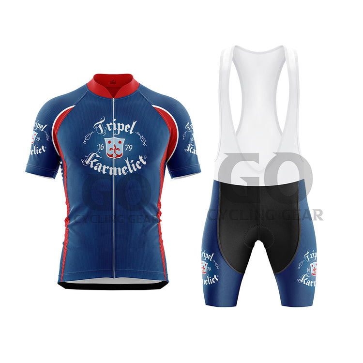 Tripel Karmeliet Beer Men's Cycling Kits-Blue