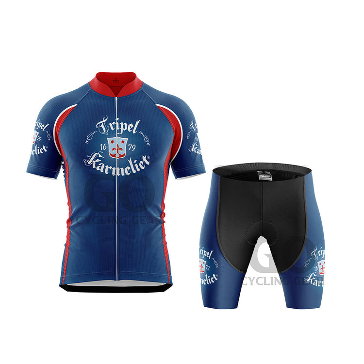 Tripel Karmeliet Beer Men's Cycling Kits-Blue