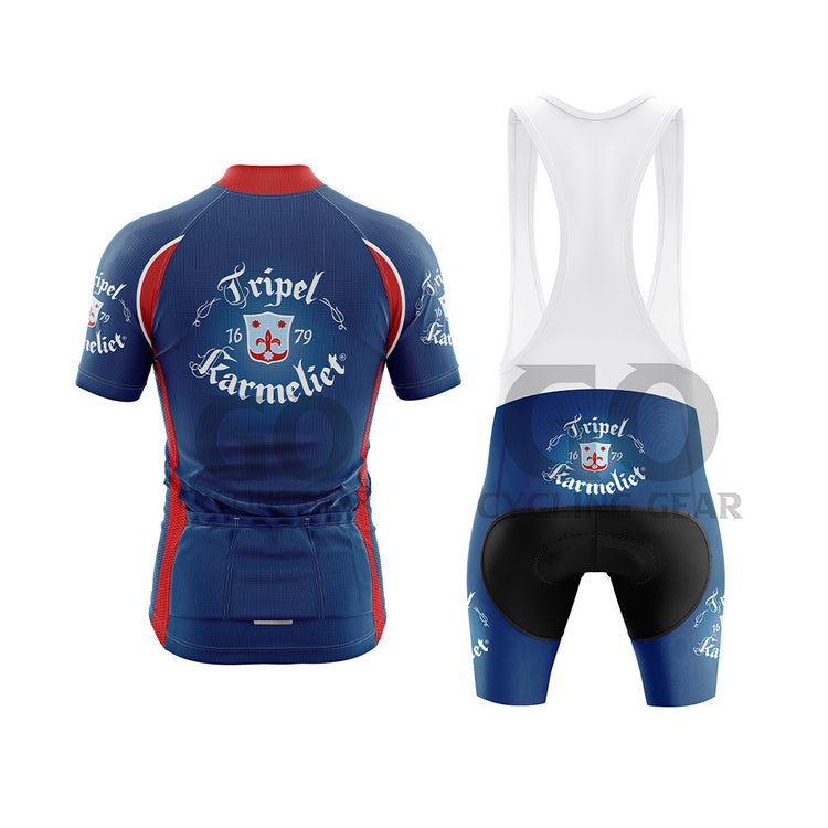 Tripel Karmeliet Beer Men's Cycling Kits-Blue